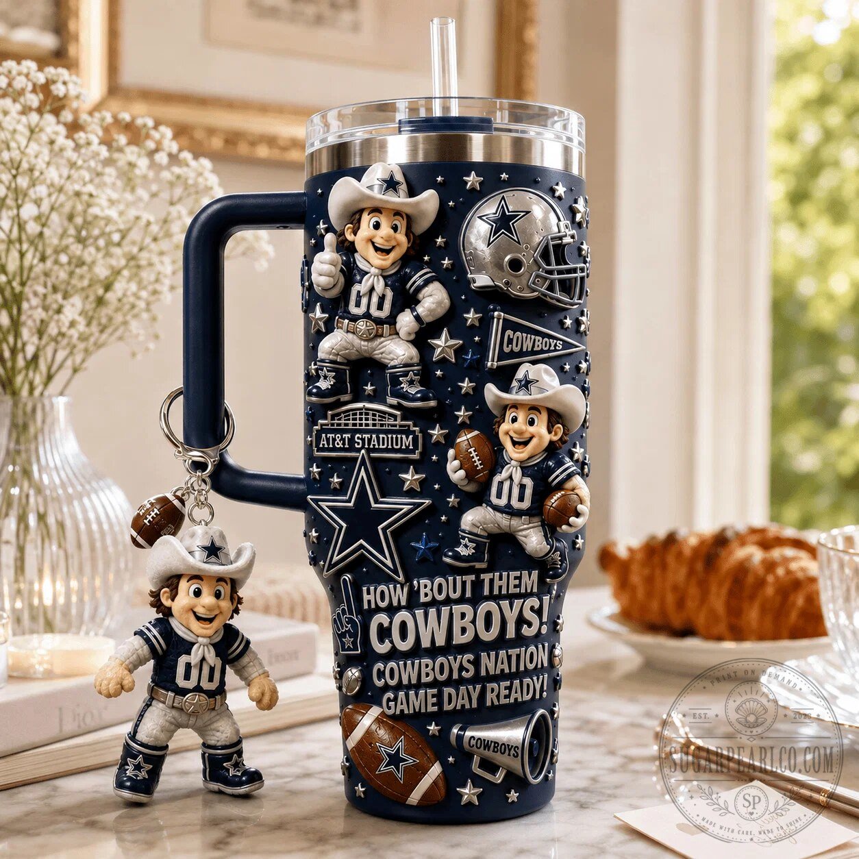 Dallas Cowboys Football Team Fan Art 40 Ounce Tumbler With Handle 9 Dallas Cowboys Football Team Fan Art 40 Ounce Tumbler With Handle