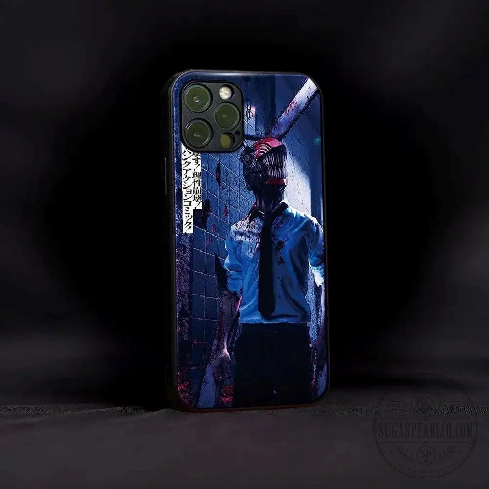Chainsaw Man Denji Anime Horror Art iPhone Phone Case