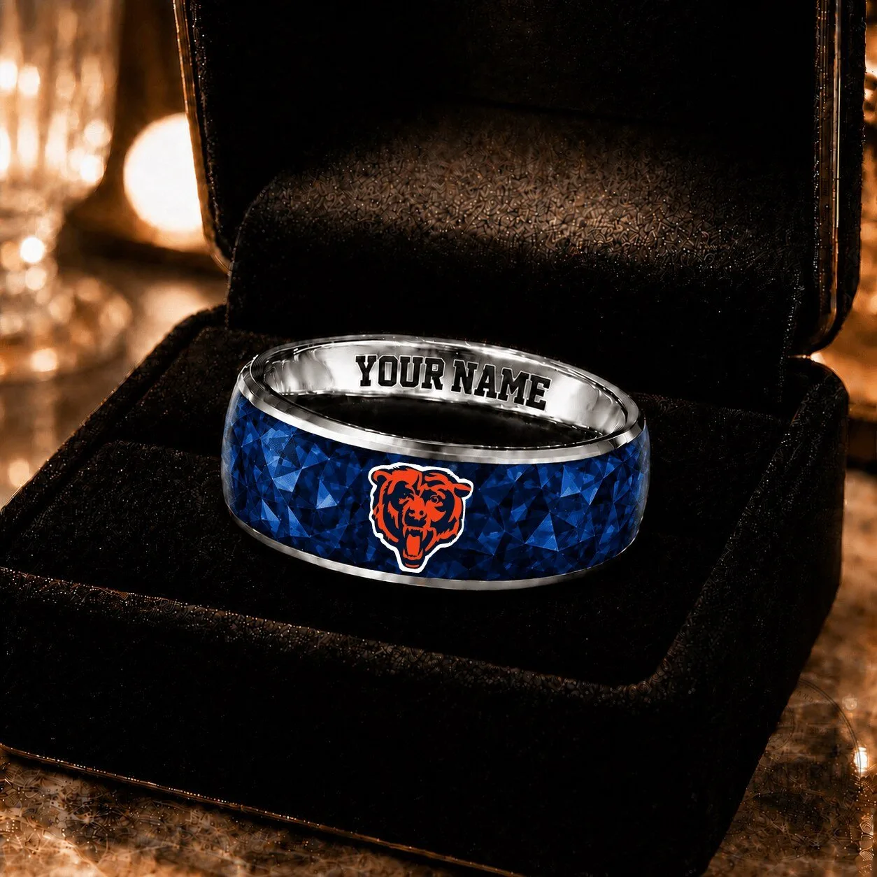 Chicago Bears National Football League Custom Name Ring 2 Chicago Bears National Football League Custom Name Ring