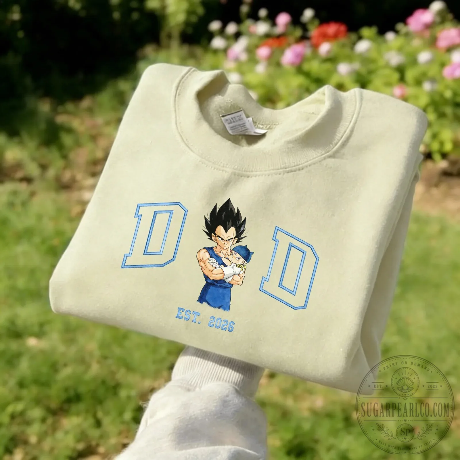 Dragon Ball Z Vegeta and Baby Trunks Dad Est. 2026 Sweatshirt