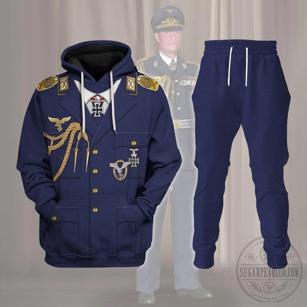Hermann Göring Luftwaffe Uniform 3D Print Hoodie Hermann Göring Luftwaffe Uniform 3D Print Hoodie