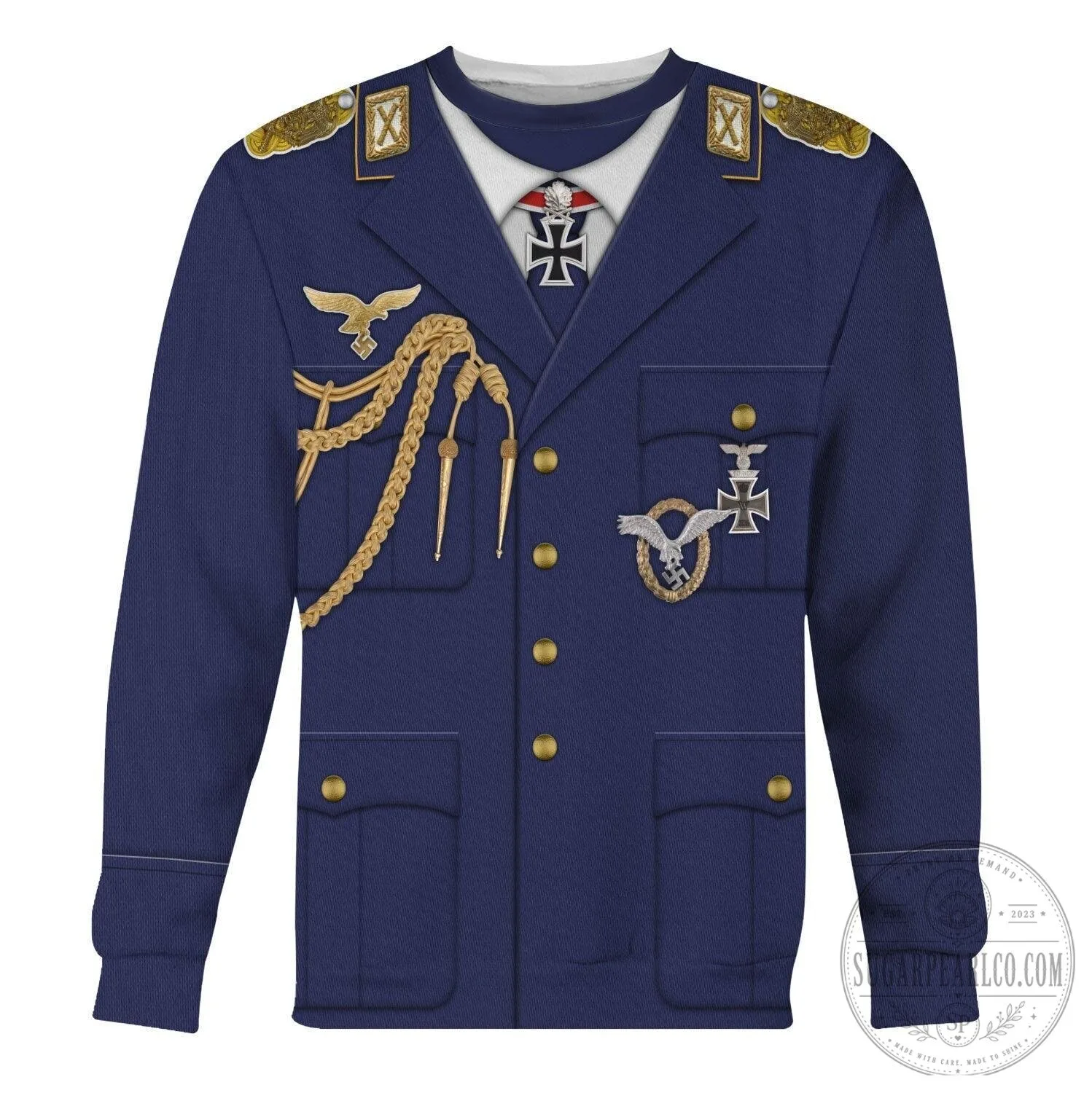 Hermann Göring Luftwaffe Uniform 3D Print Hoodie 18 Hermann Göring Luftwaffe Uniform 3D Print Hoodie