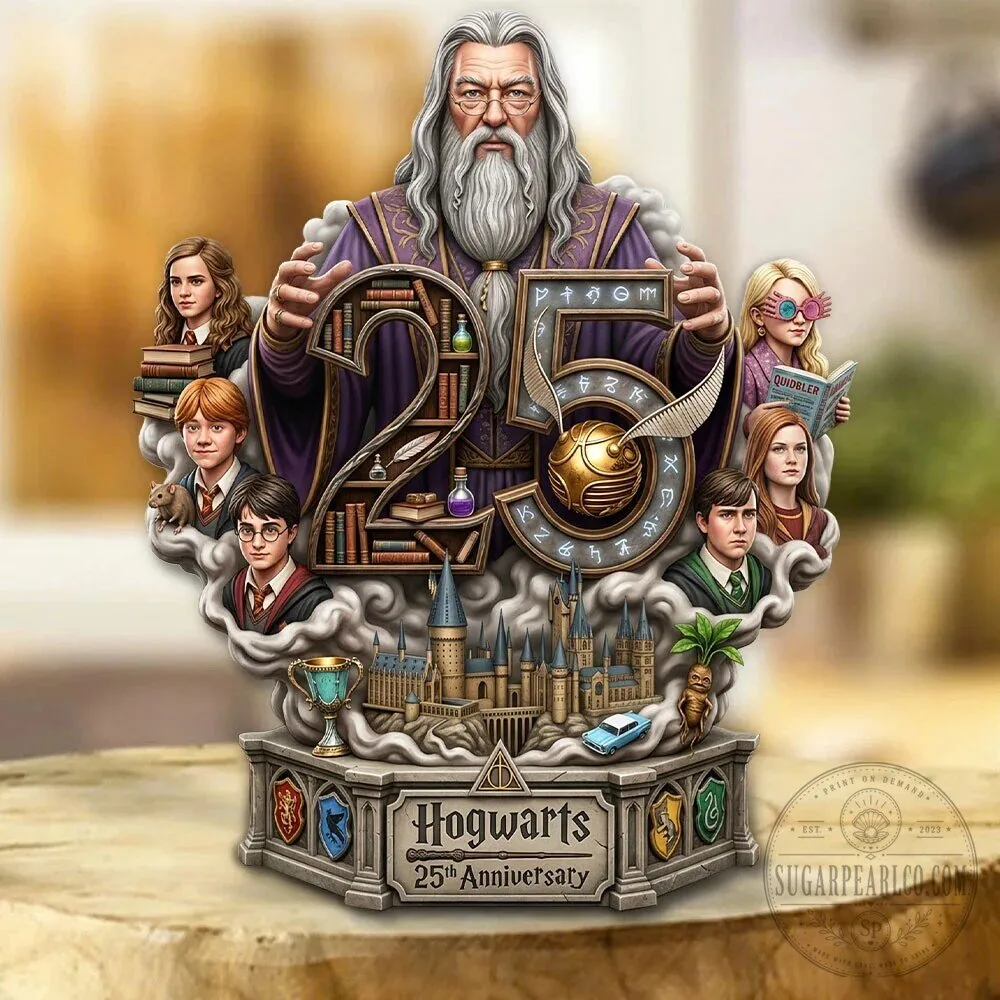 Harry Potter Hogwarts 25th Anniversary Custom Acrylic Plaque