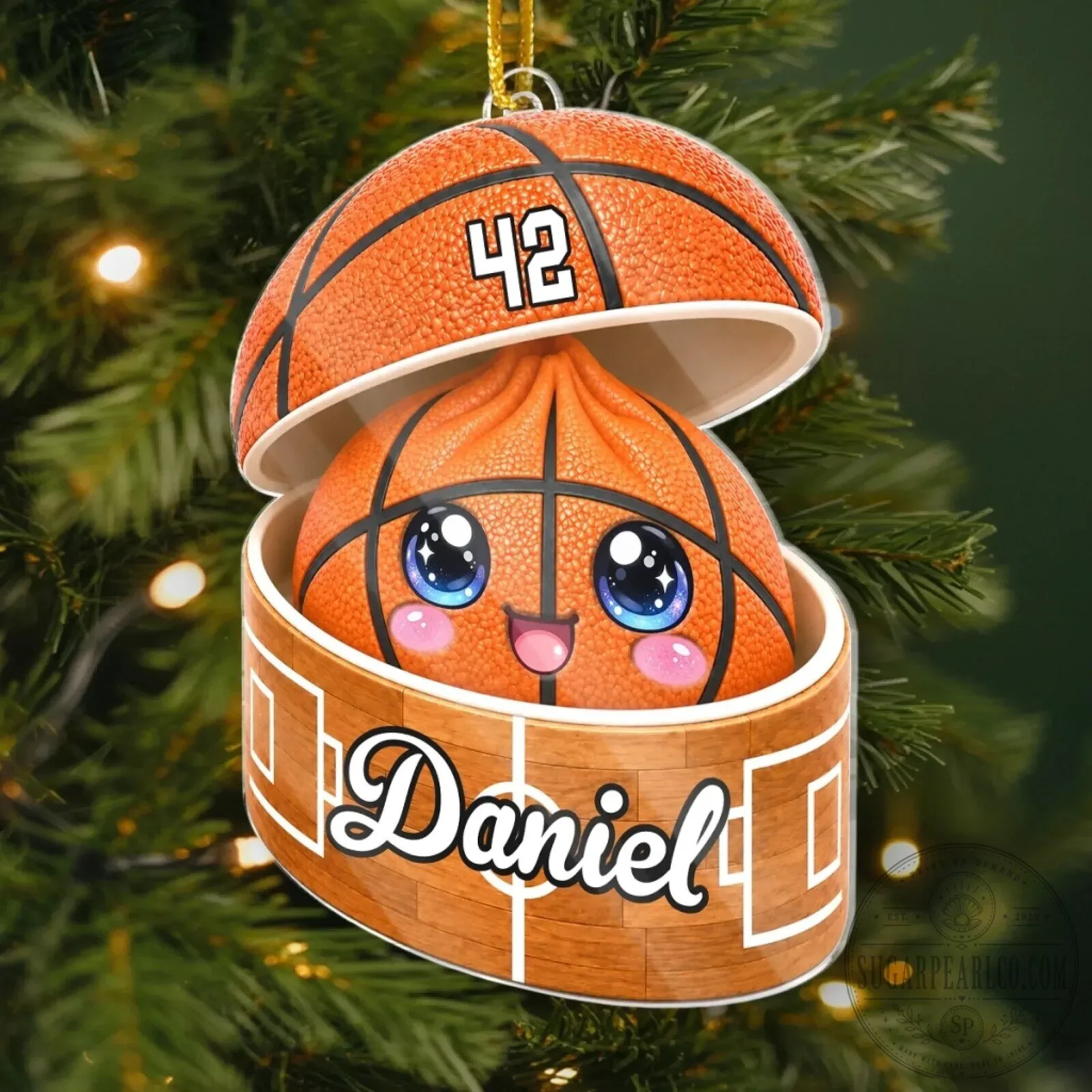 Personalized Sports Dumpling Christmas Tree Ornament 11 Personalized Sports Dumpling Christmas Tree Ornament