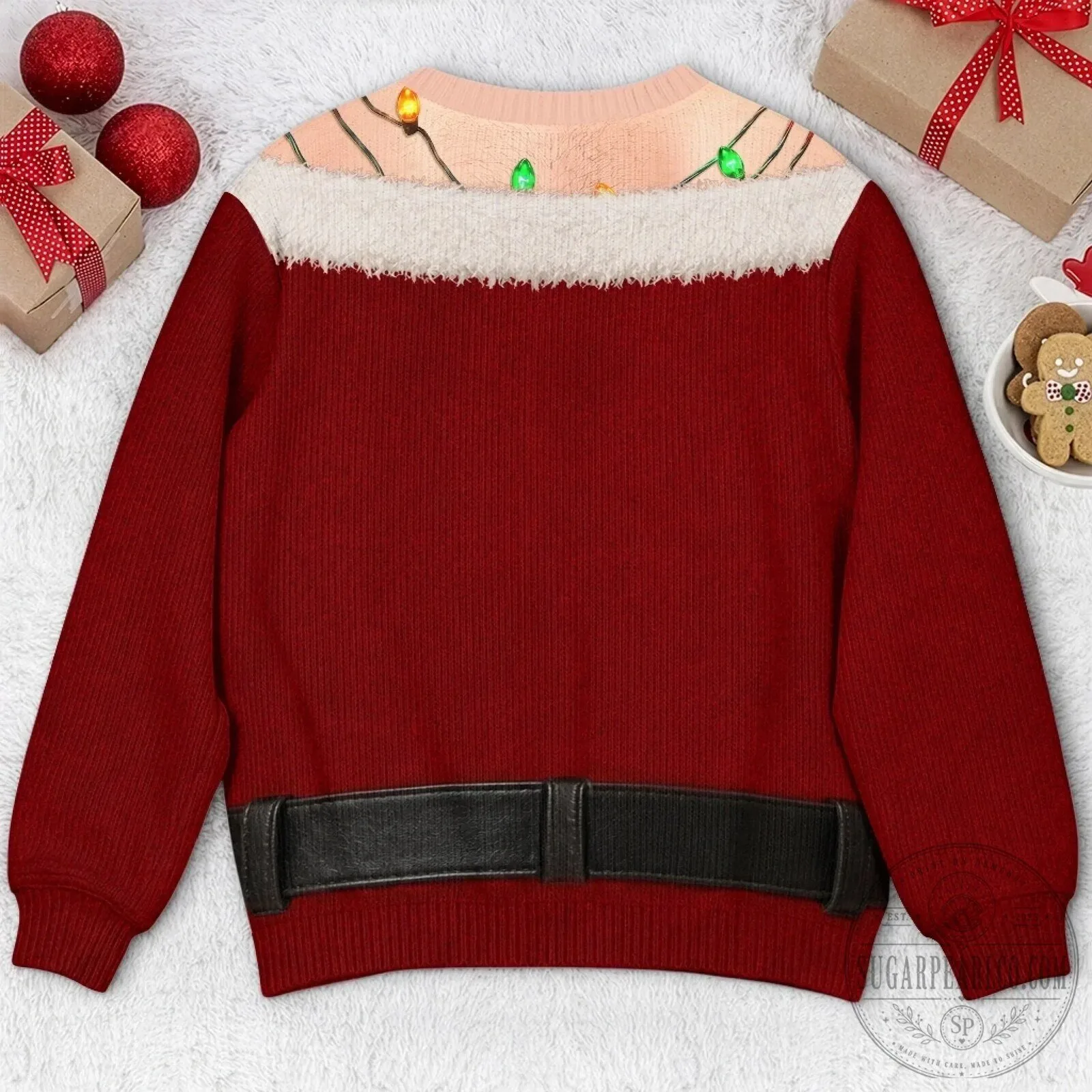 Funny Hairy Chest Christmas Bikini Gingerbread Man Ugly Christmas Sweatshirt 12 Funny Hairy Chest Christmas Bikini Gingerbread Man Ugly Christmas Sweatshirt