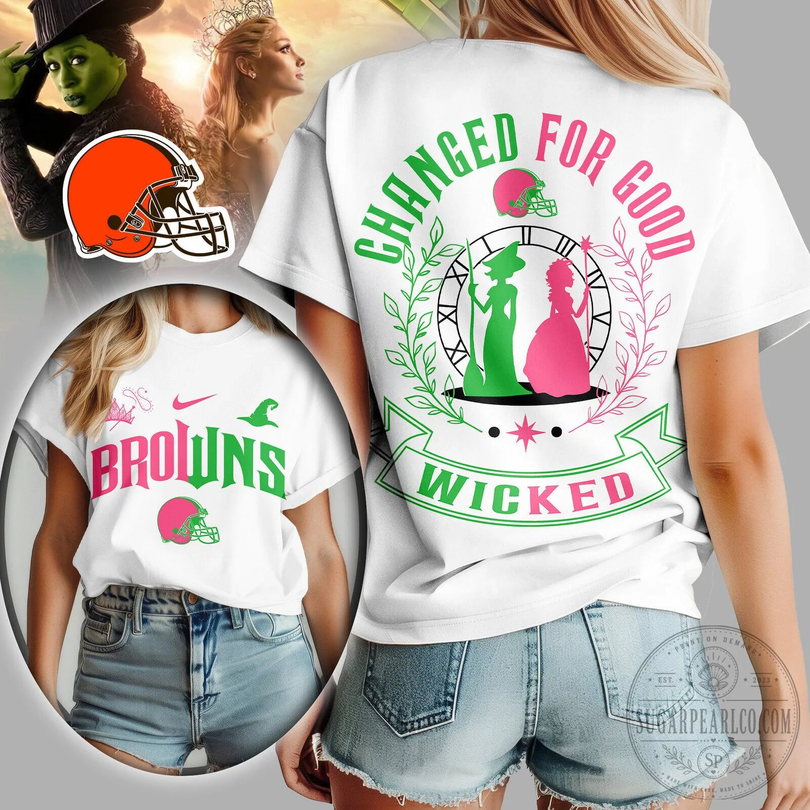 Cleveland Browns Wicked Changed For Good Women's Football T-Shirt