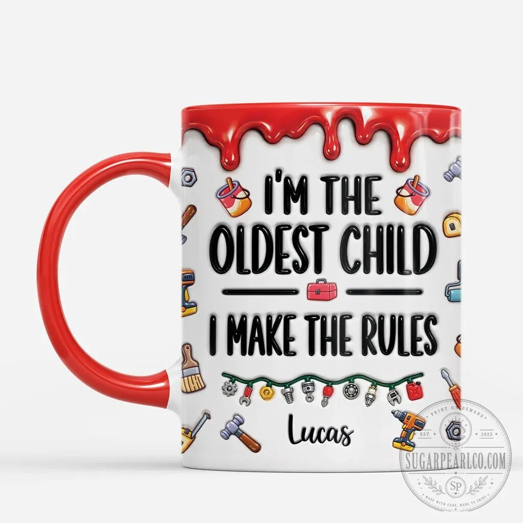 Sibling Birth Order Personalized Coffee Mug for Oldest Middle Youngest Child 9 Sibling Birth Order Personalized Coffee Mug for Oldest Middle Youngest Child