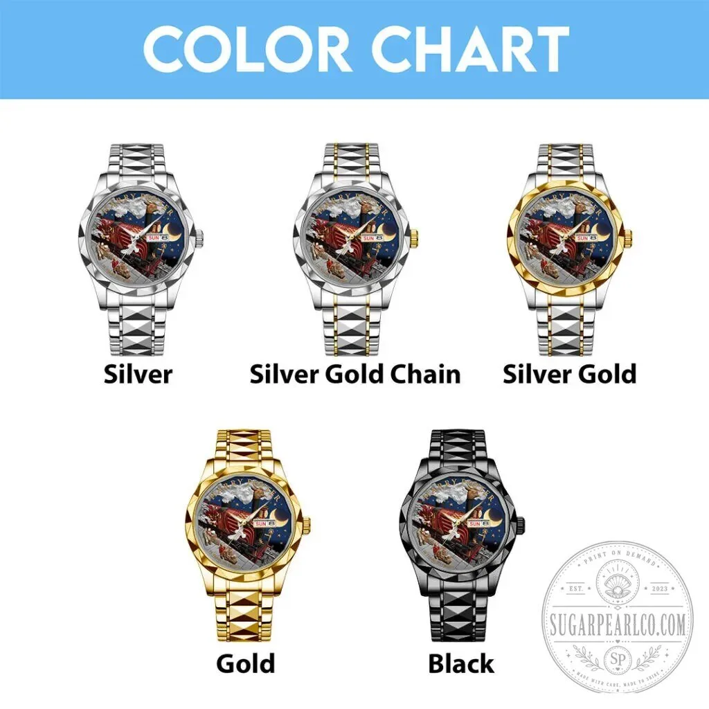 Harry Potter 25th Anniversary Hogwarts Express Gold and Silver Watch 13 Harry Potter 25th Anniversary Hogwarts Express Gold and Silver Watch