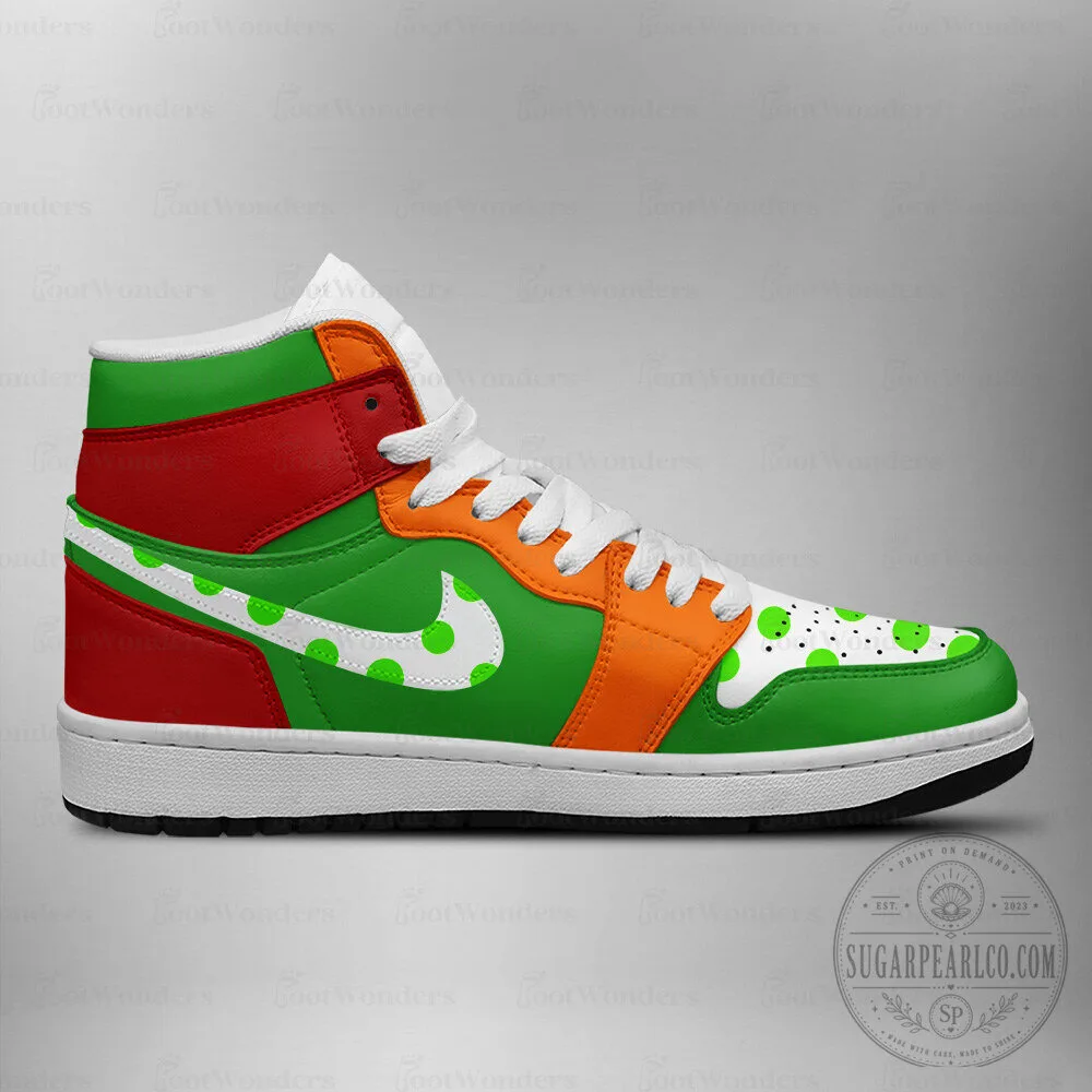 Yoshi Super Mario Brothers High Top Sneakers Custom Gaming Fan Shoes 8 Yoshi Super Mario Brothers High Top Sneakers Custom Gaming Fan Shoes