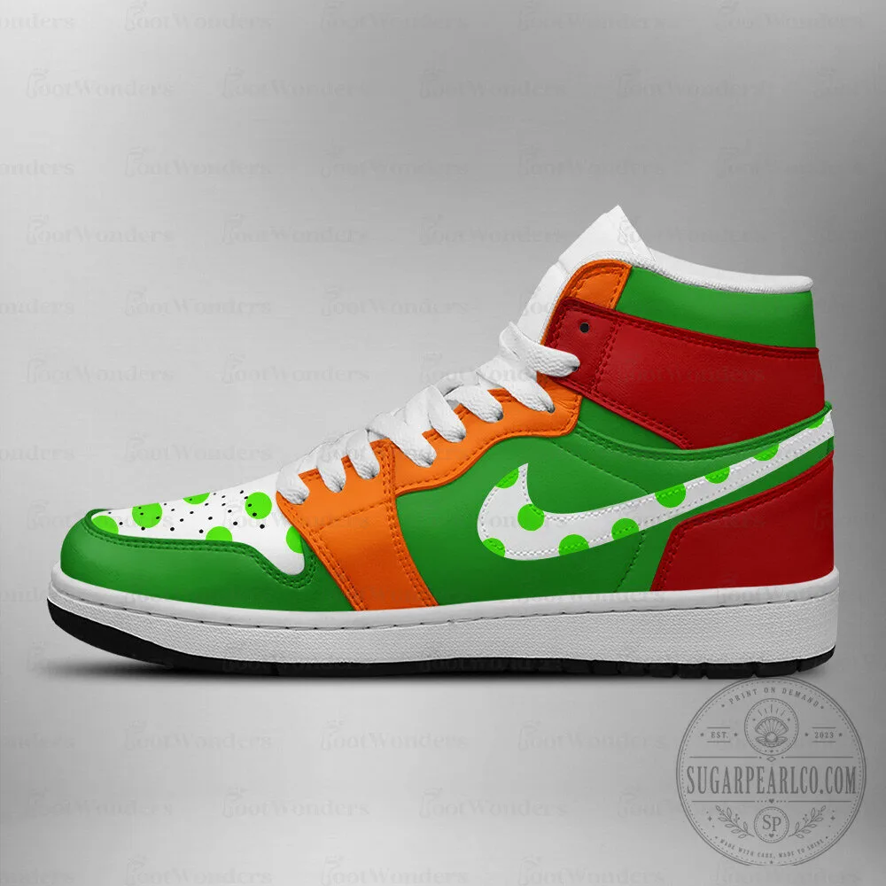 Yoshi Super Mario Brothers High Top Sneakers Custom Gaming Fan Shoes 9 Yoshi Super Mario Brothers High Top Sneakers Custom Gaming Fan Shoes