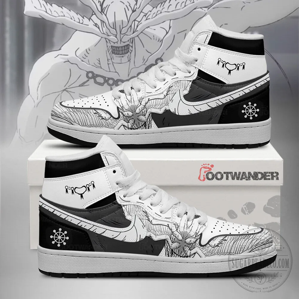 Jujutsu Kaisen Mahoraga Anime Character High Top Sneakers 4 Jujutsu Kaisen Mahoraga Anime Character High Top Sneakers