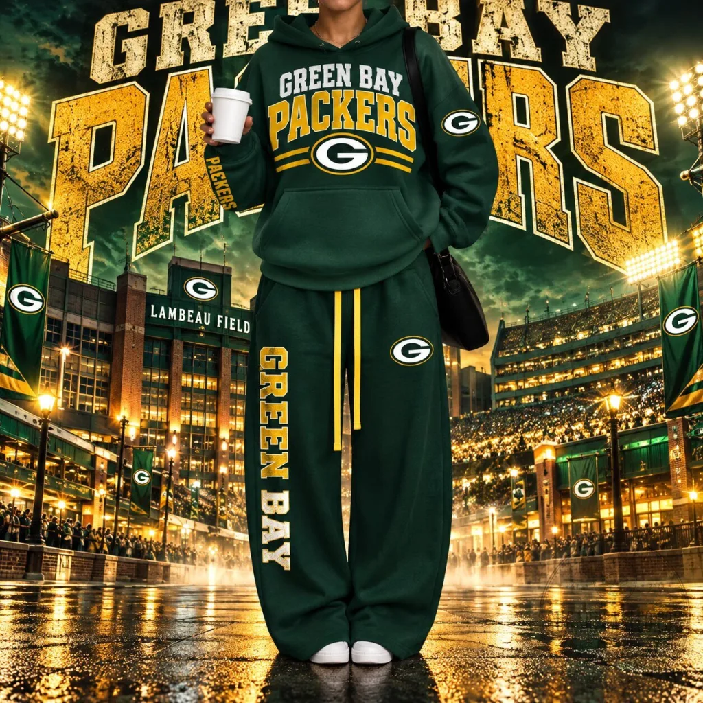 Hoodie featuring the Logo of the Green Bay Packers NFL Team Hoodie featuring the Logo of the Green Bay Packers NFL Team