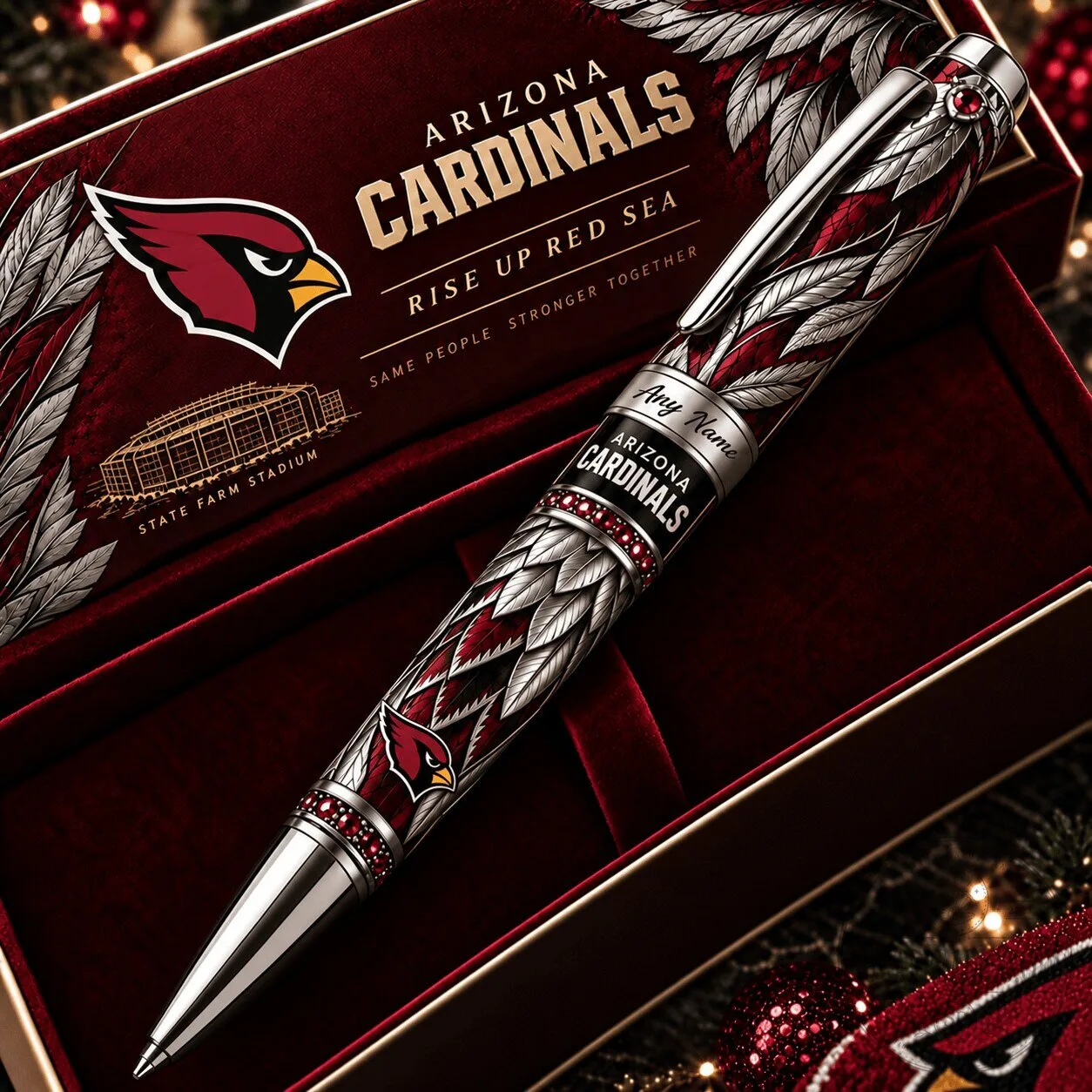 Arizona Cardinals NFL Football Team Custom Engraved Ballpoint Pen