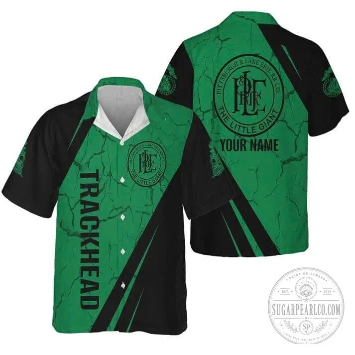 Pittsburgh and Lake Erie Railroad Trackhead Personalized Hawaiian Shirt