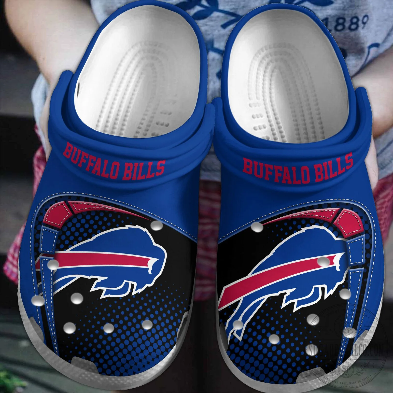 Buffalo Bills NFL Football Team Logo Crocs Shoes