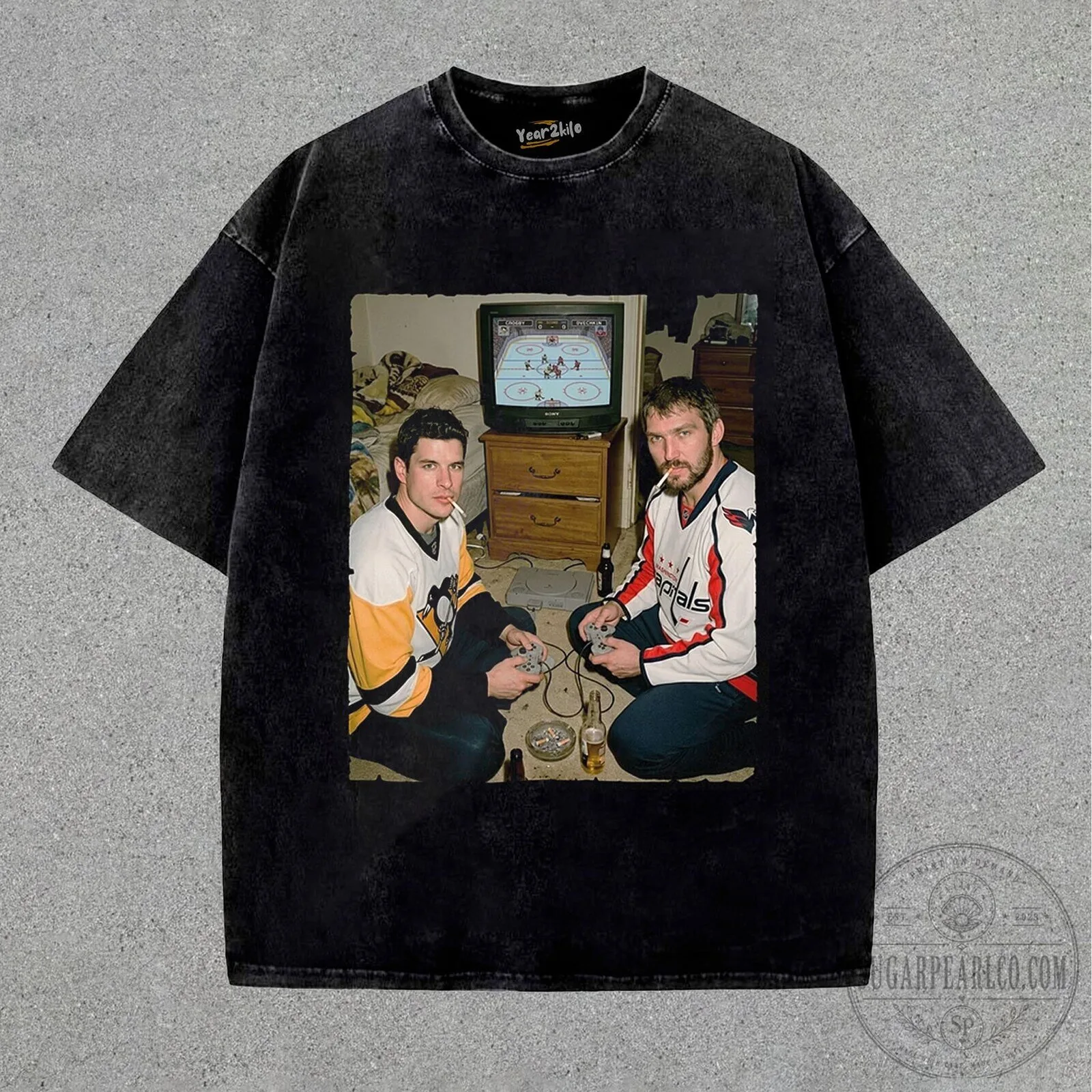 Sidney Crosby Alex Ovechkin Legend Hockey Video Game T-Shirt