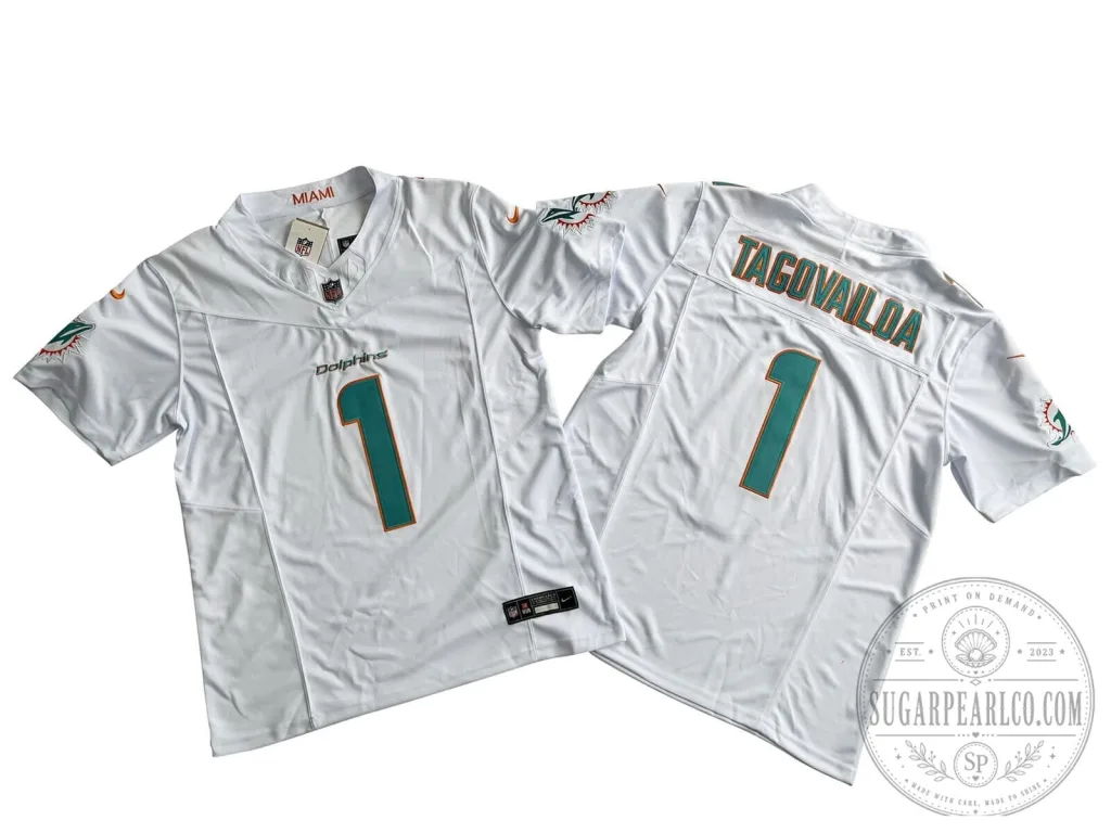 Tua Tagovailoa Miami Dolphins White Football Jersey Tua Tagovailoa Miami Dolphins White Football Jersey