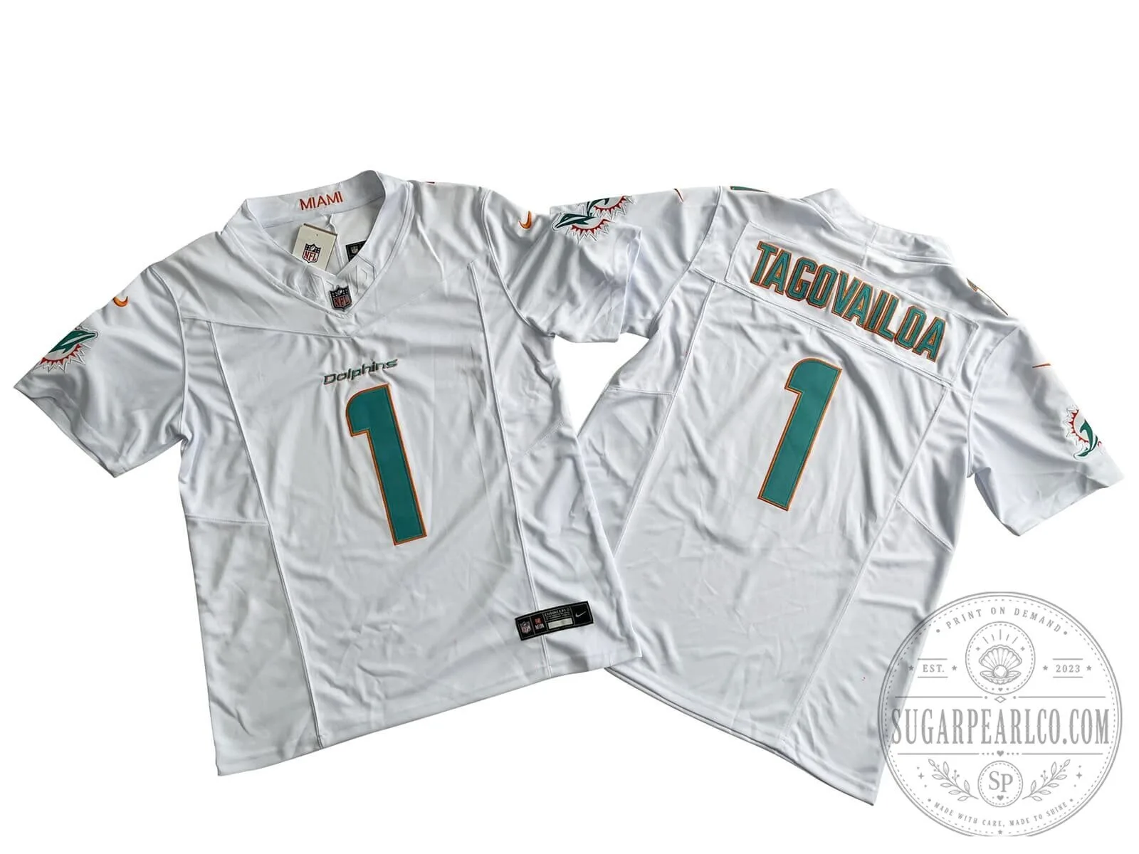 Tua Tagovailoa Miami Dolphins White Football Jersey