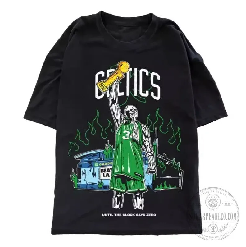 Boston Celtics Paul Pierce 2008 NBA Champions Skeleton Graphic T-Shirt
