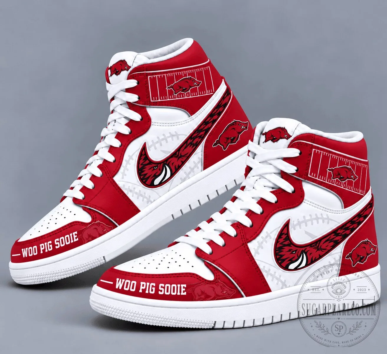 Arkansas Razorbacks Team Spirit High Top Sneakers