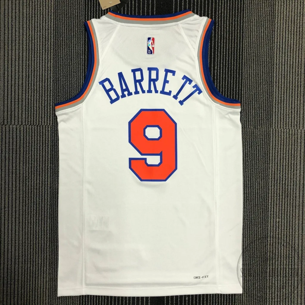 RJ Barrett New York Knicks Association Edition White Basketball Jersey RJ Barrett New York Knicks Association Edition White Basketball Jersey