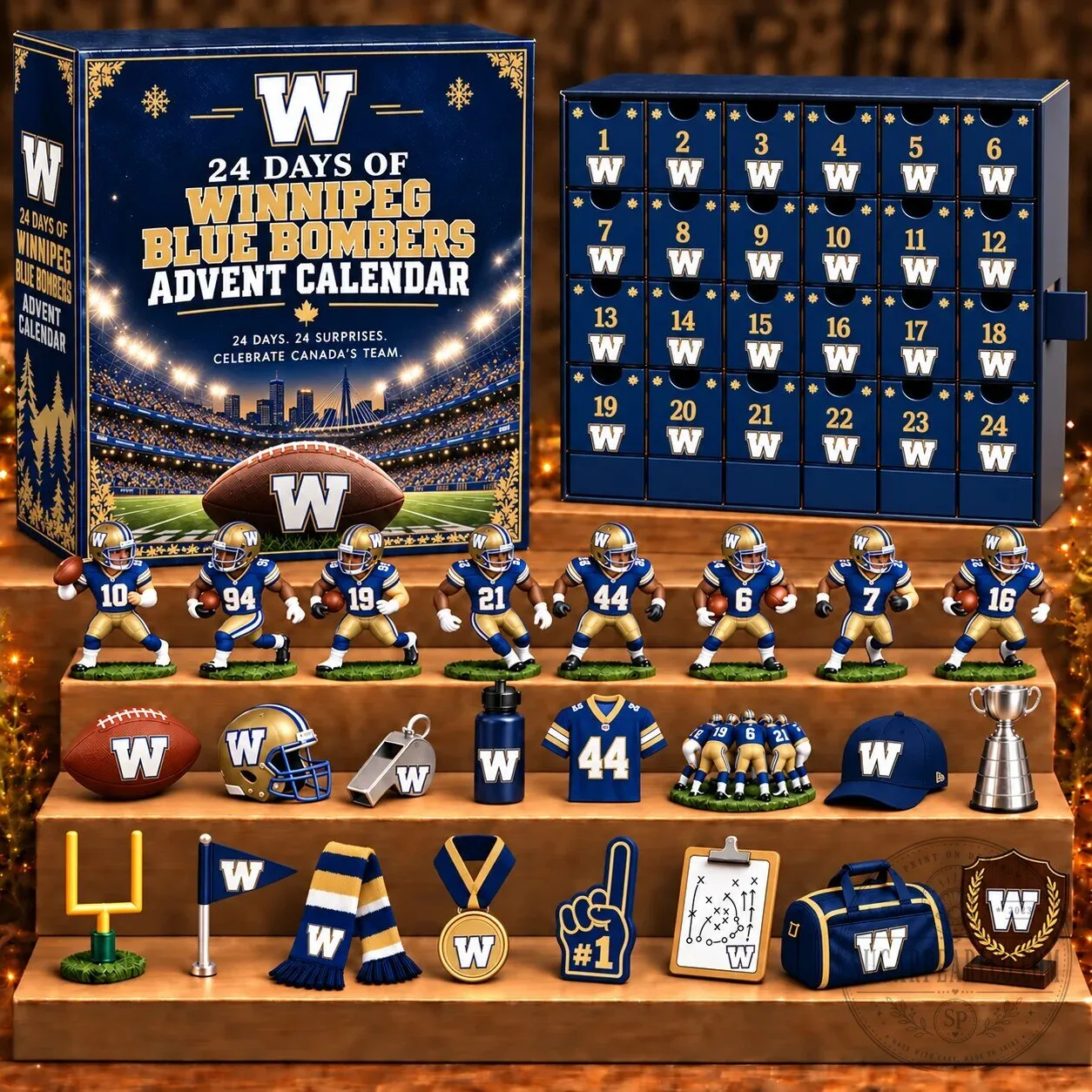 Winnipeg Blue Bombers 24 Days of Canadian Football Advent Calendar