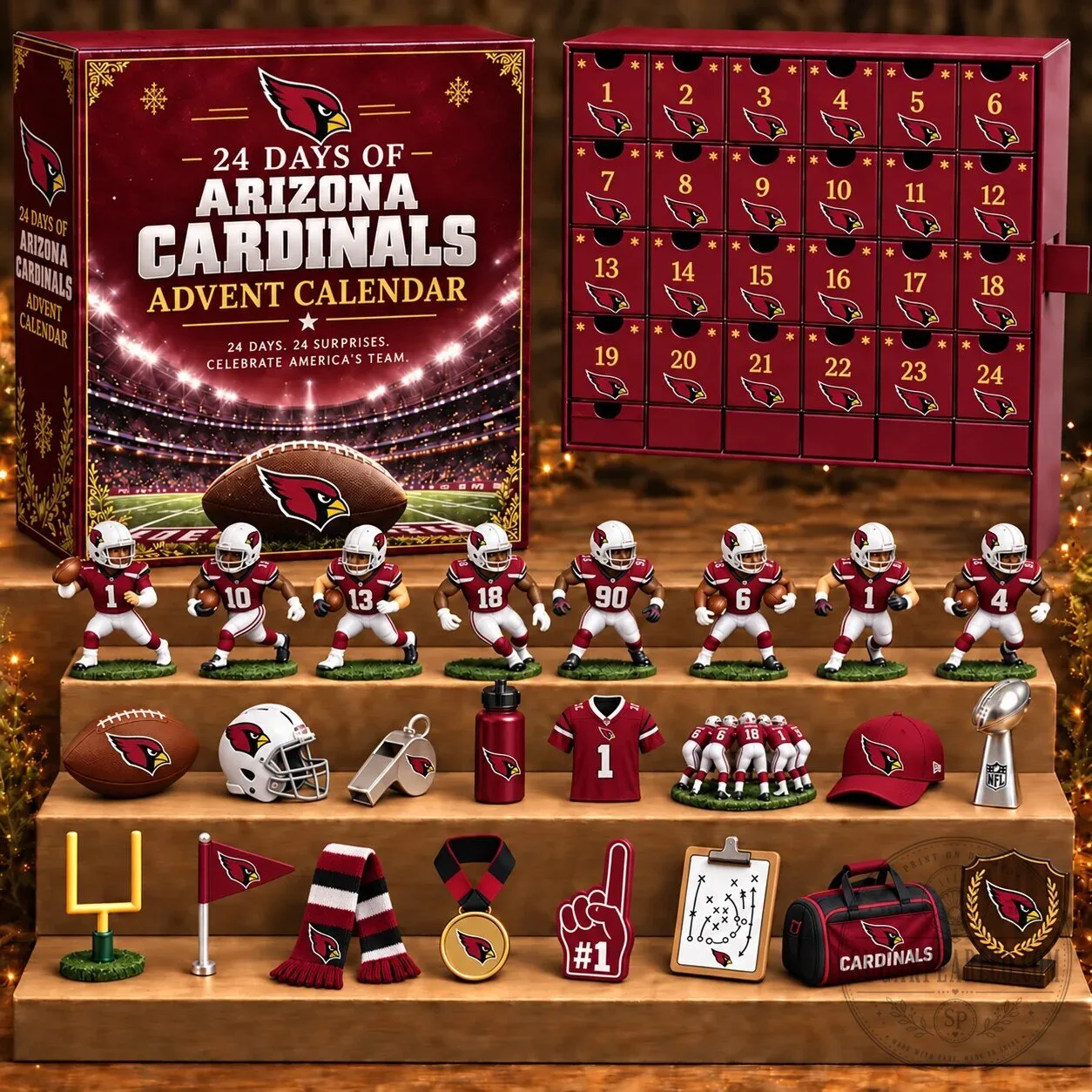 Arizona Cardinals National Football League 24 Days of Christmas Advent Calendar 1 Arizona Cardinals National Football League 24 Days of Christmas Advent Calendar