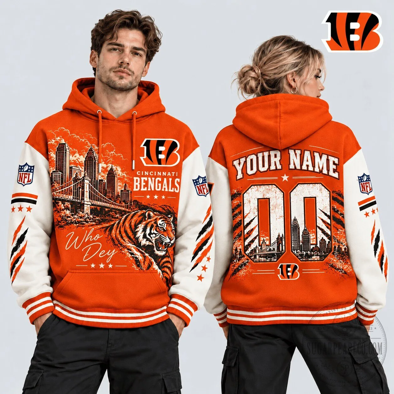 Cincinnati Bengals NFL Rise Sea Vintage Desert Custom Name Hoodie 1 Cincinnati Bengals NFL Rise Sea Vintage Desert Custom Name Hoodie