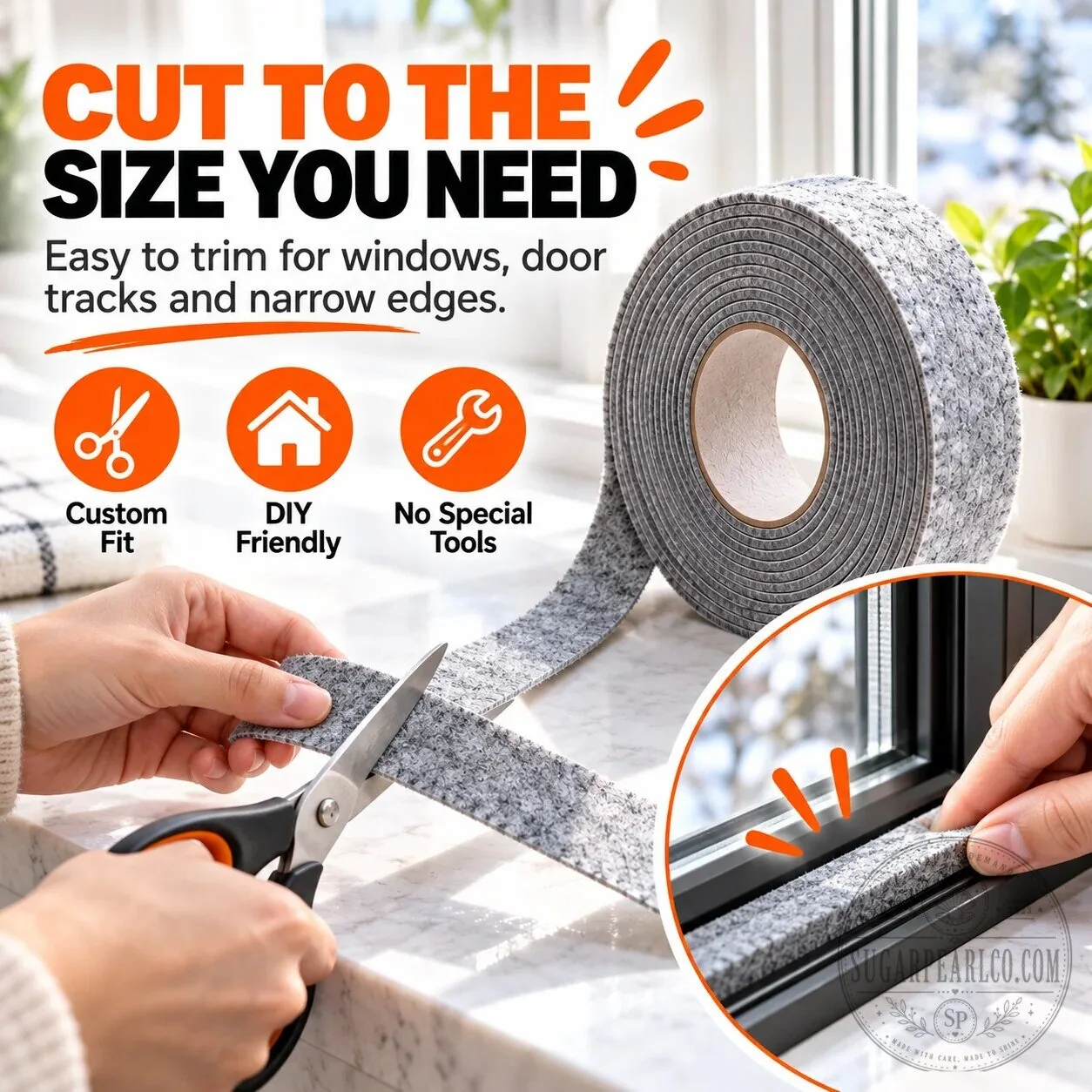 Self-Adhesive Window Condensation Absorbent Felt Strip for Winter Drips 12 Self-Adhesive Window Condensation Absorbent Felt Strip for Winter Drips